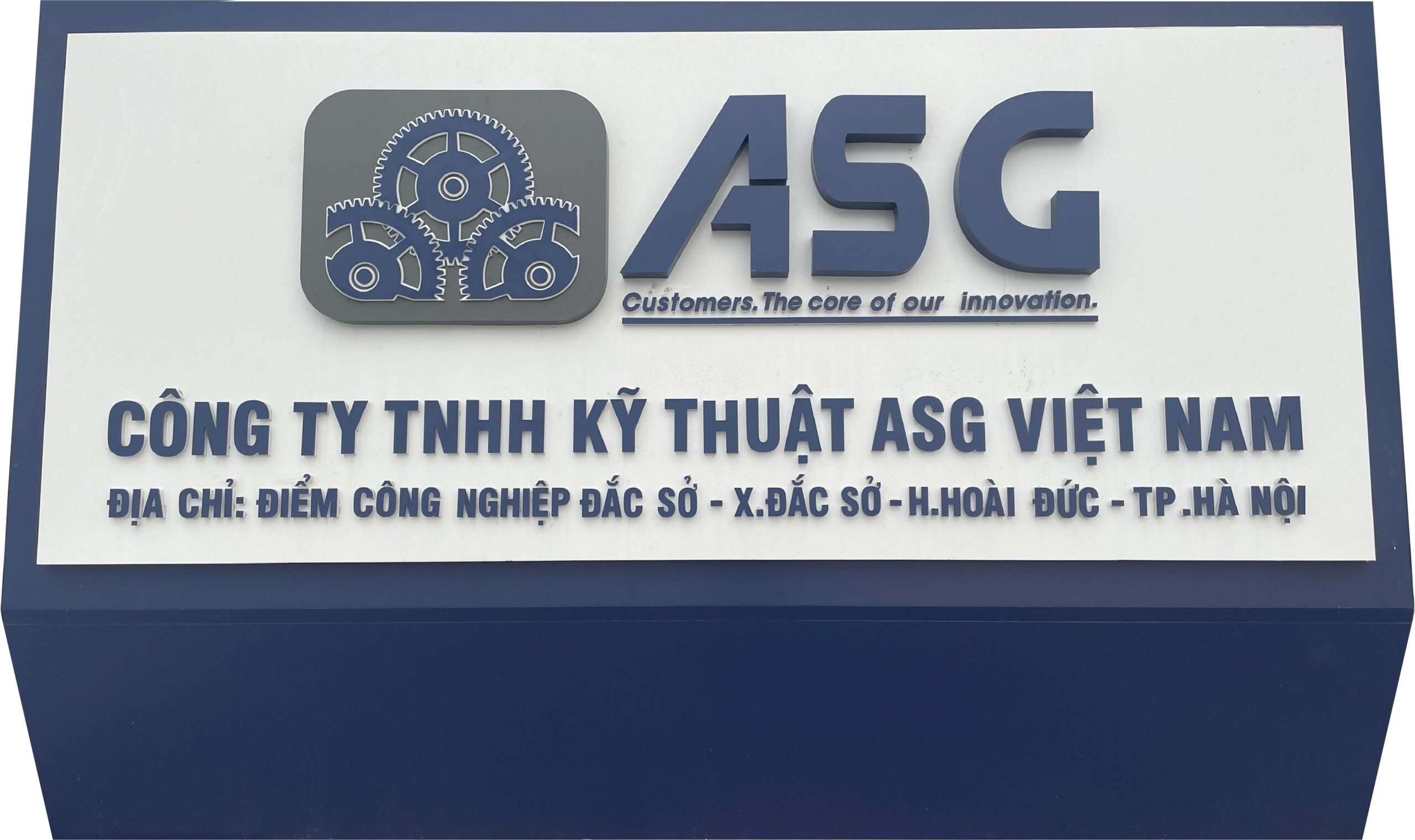 Biển công ty ASG